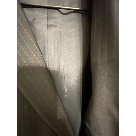 Hugo Boss Suit Jacket Sports CoatMens 40L Blue Grey Pinstripe